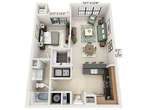 Floor plan A2 - Amalfi
