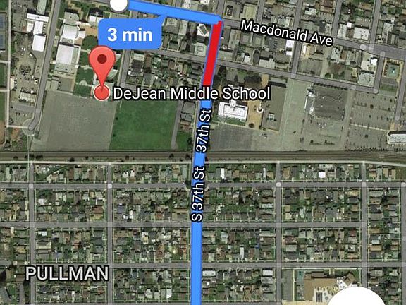 0.6 mile from middle schoool