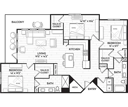 Floor plan Odyssey