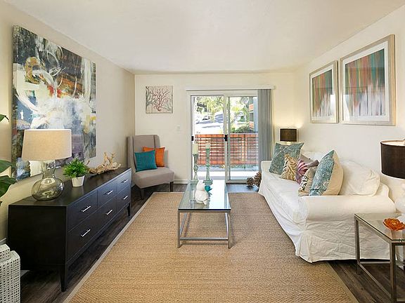 Wood-look flooring in the living room of select homes