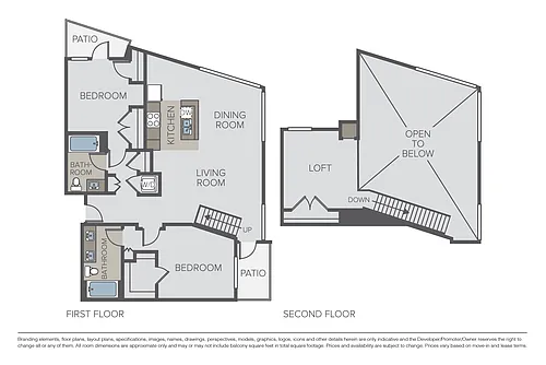 Floor plan Pacific Loft