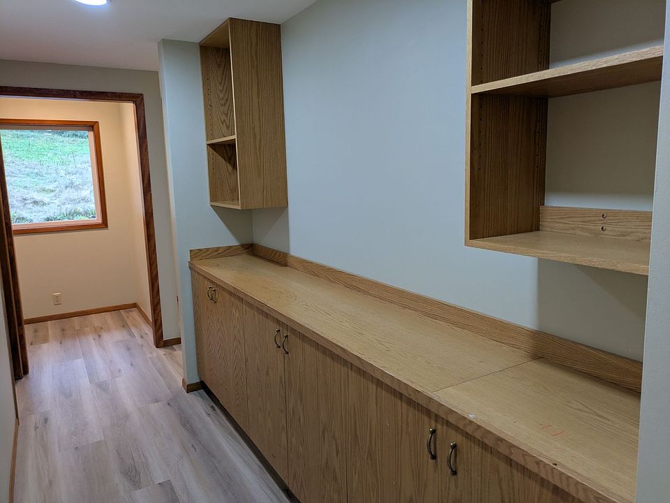Hallway with storage