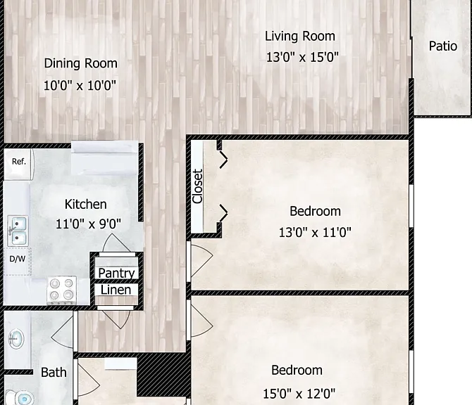 The Percy Floorplan Diagram