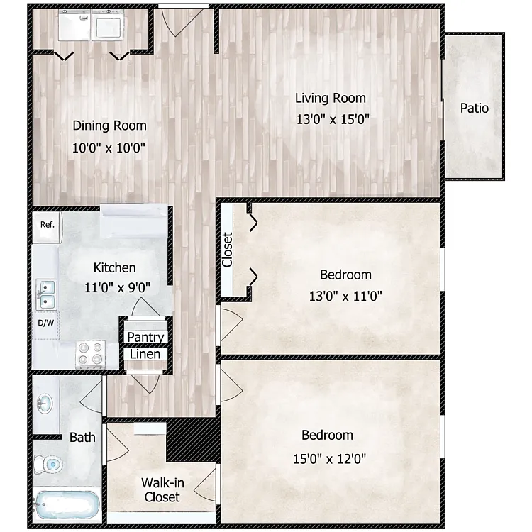 Floor plan The Percy
