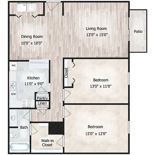 Floor plan The Percy