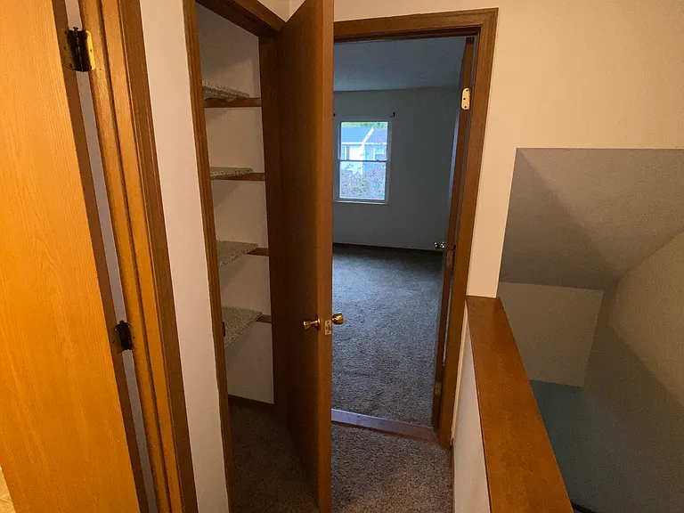 Second story hall. Linen closet.