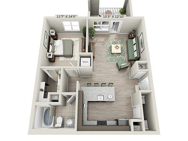 Floor plan The Centennial