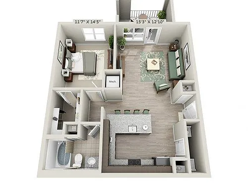 Floor plan The Centennial