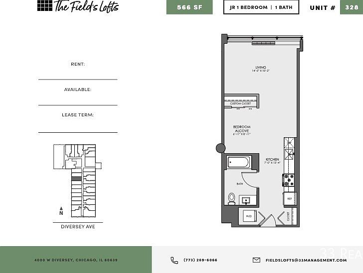 1st image of 4000 W Diversey Ave APT 328