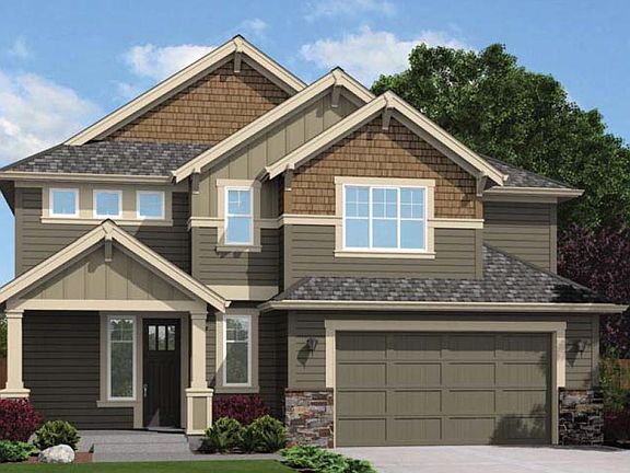 Elevation B 2 Car Garage