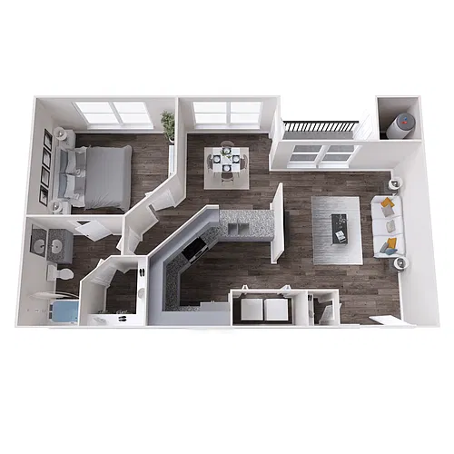 Floor plan A1 Lake Classic