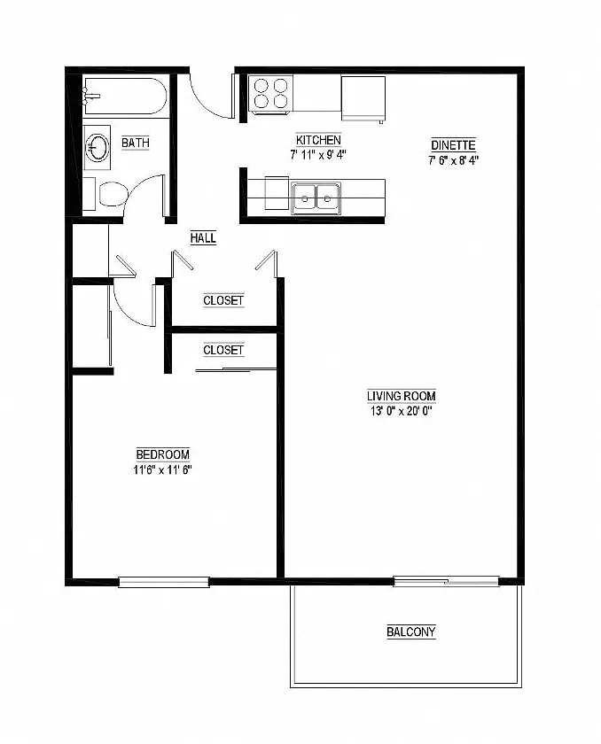 Floor plan The Cottonwood