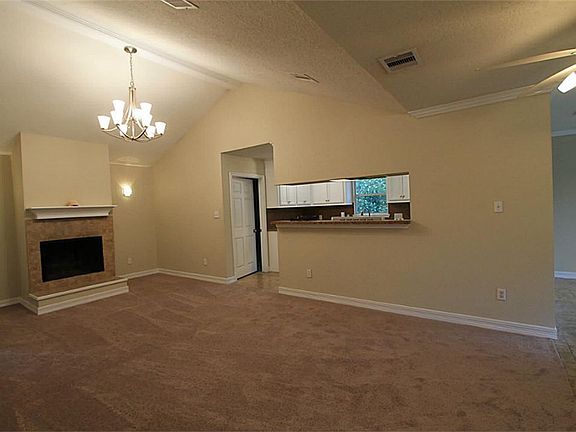 Living room view from hallway