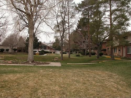 Community park with clubhouse and pool