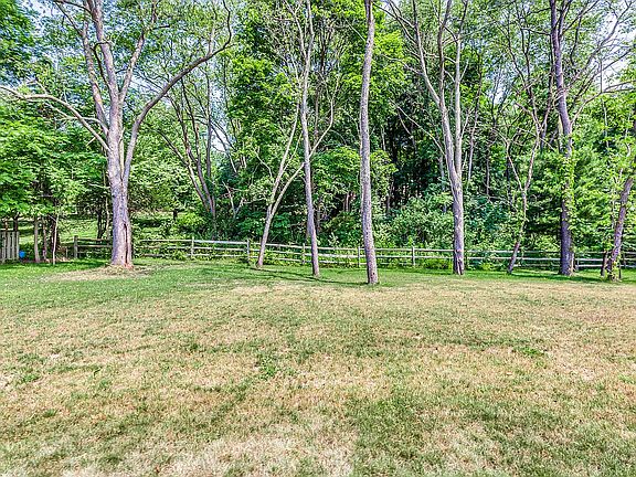 Spacious backyard.