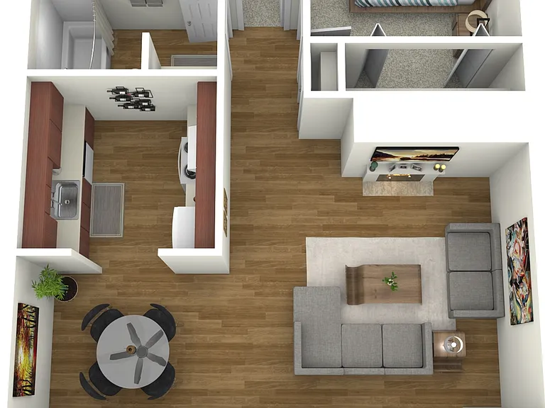 2 Bedroom 1.5 Bathroom Floor Plan 2 Bedroom 1.5 Bathroom Floor Plan