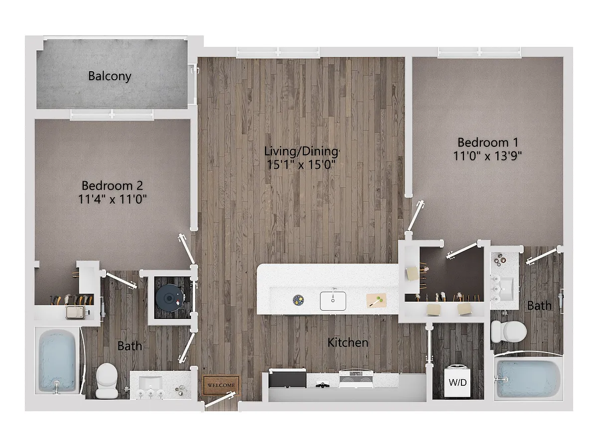Floor plan Fairland (2/2)