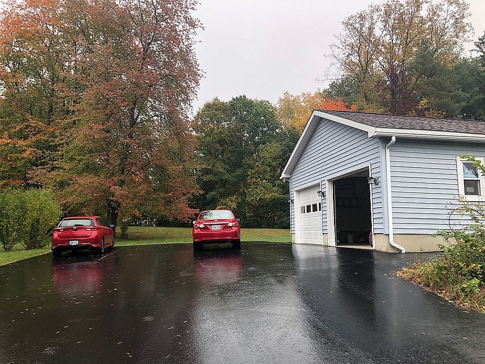 Driveway and 2-car garage