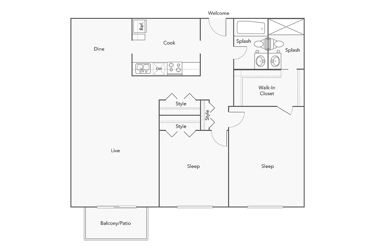 Floor plan Bradley
