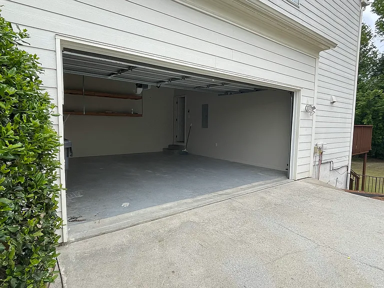 Garage with extra storage