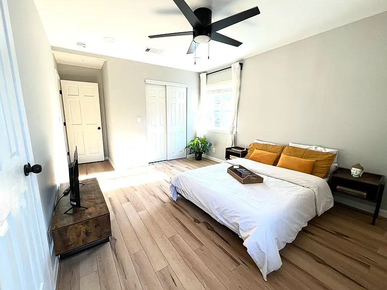 Main bedroom- diff angle shot