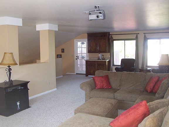 Relax or play in the large family room.