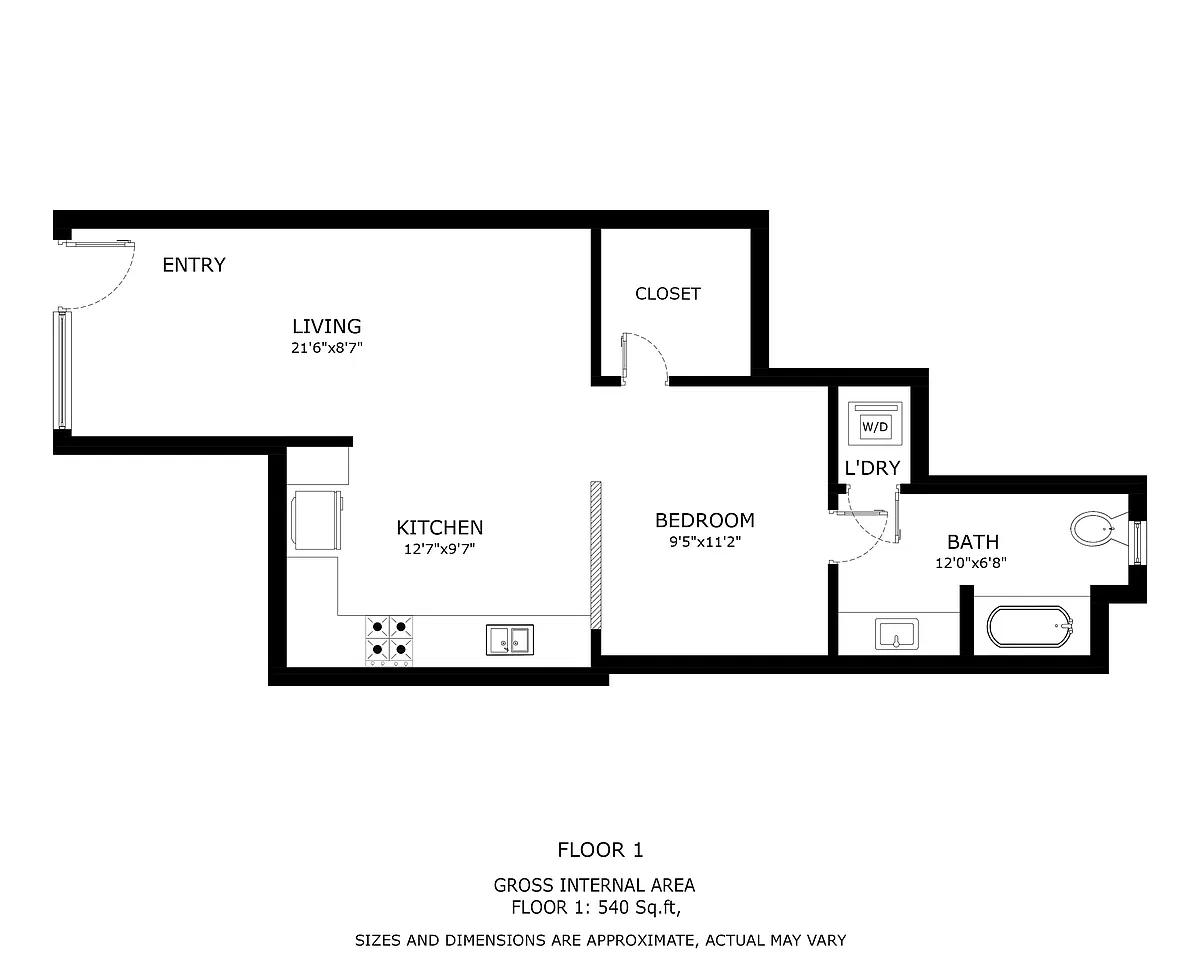 Floor plan Luxury Studio