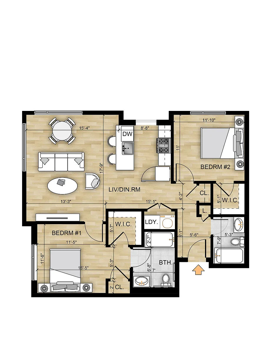 Floor plan 313