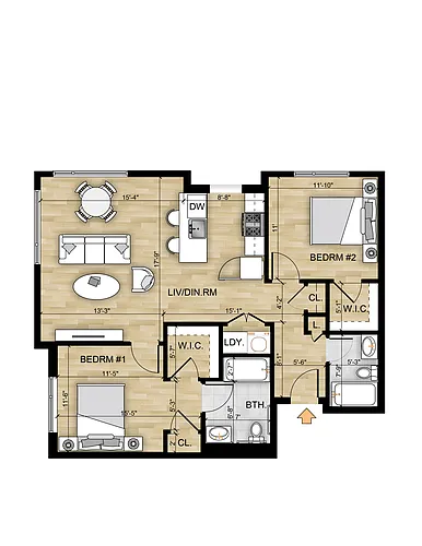 Floor plan 313