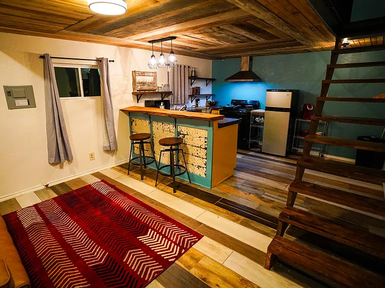 Kitchen view from Living area