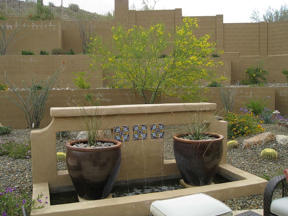 Backyard fountain