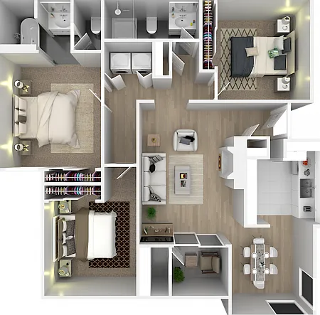 3 BED 2 BATH 3 BED 2 BATH