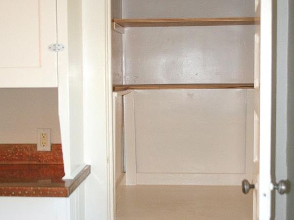 convenient pantry for extra food storage.