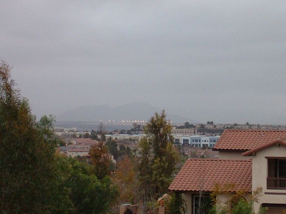 A view of the south, better at night with the lights in the distance