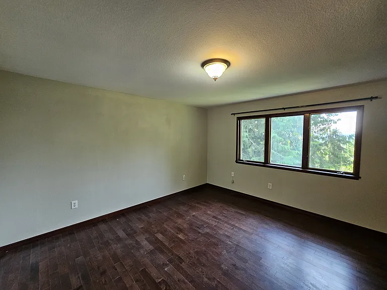 Bedroom 1 upstairs is very large and gets plenty of natural light.