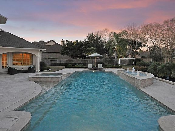 Serious swimmers will appreciate the heated lap style pool that is seven feet deep.