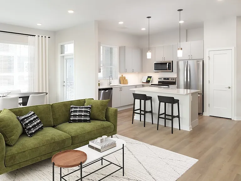 Base Collection kitchen and living room