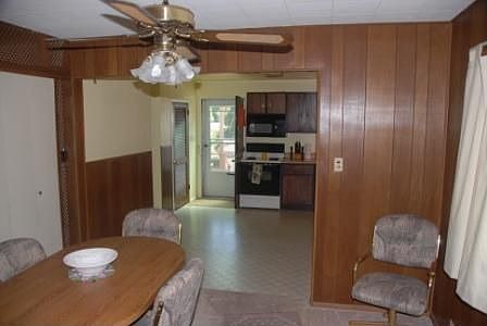 From dinning room looking into kitchen