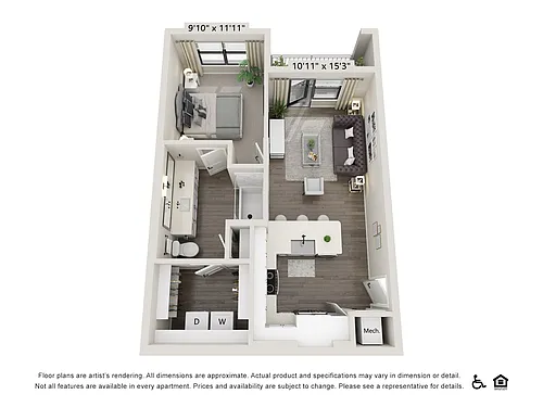 Floor plan A1A