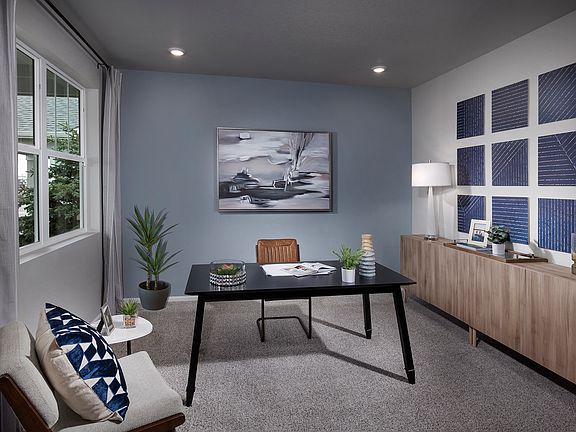 The Waterton floorplan modeled at Buffalo Highlands.