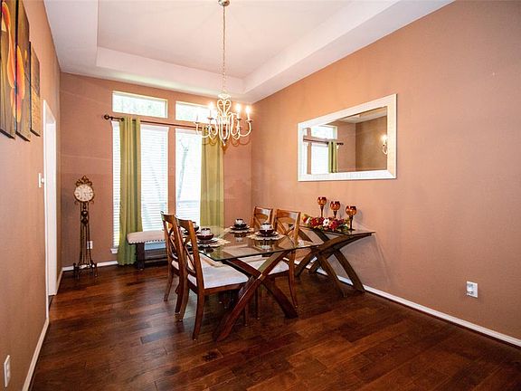 inside the formal dining room