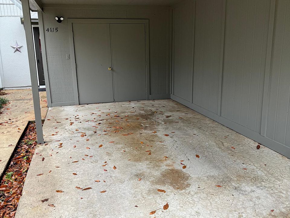 STORAGE AREA UNDER CARPORT