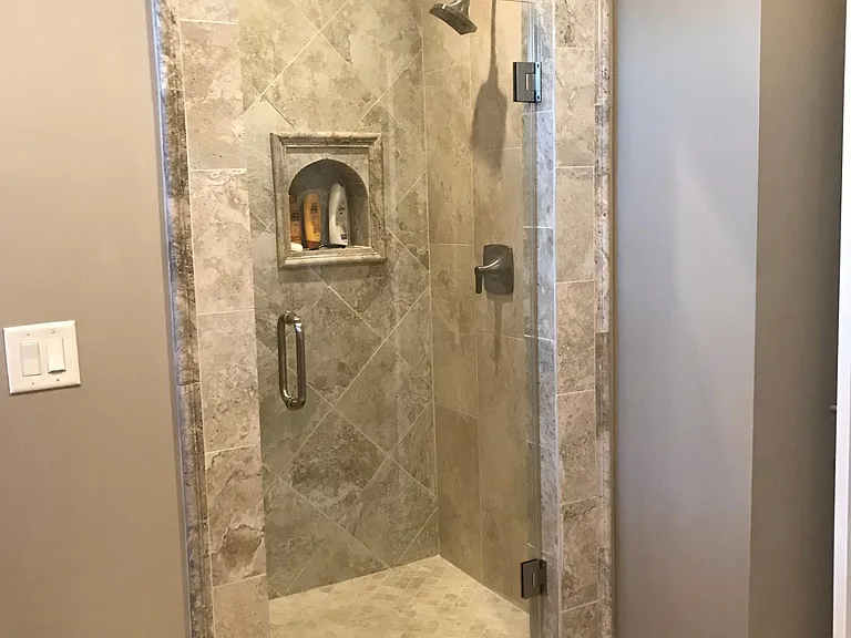 Master shower