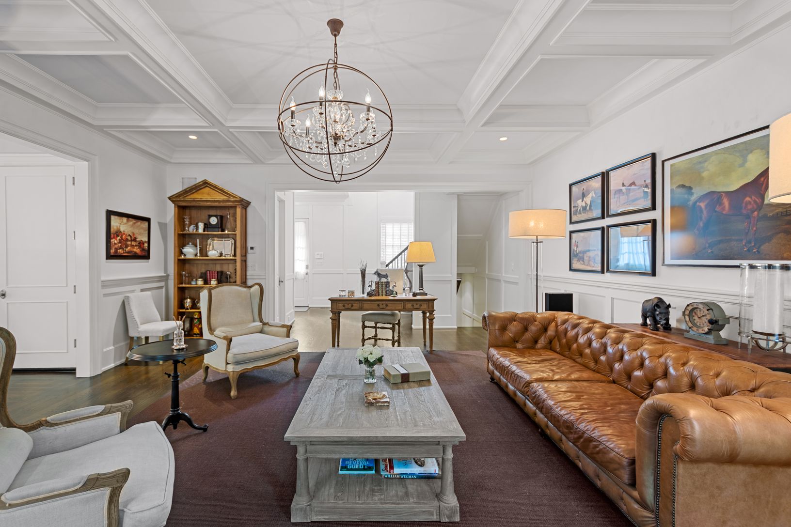  Living room view to front entry