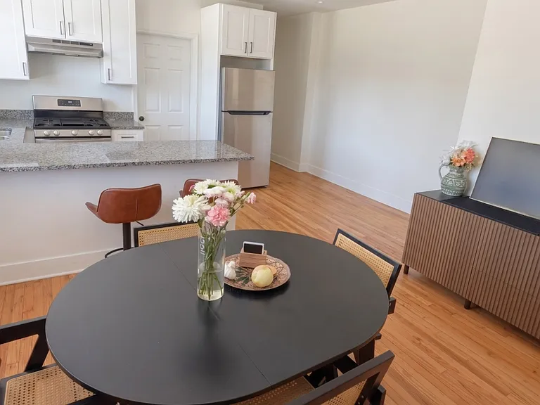 Dining/kitchen area.