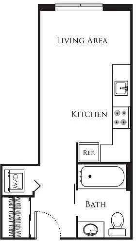 Floor plan Micro Studio - A3B 303