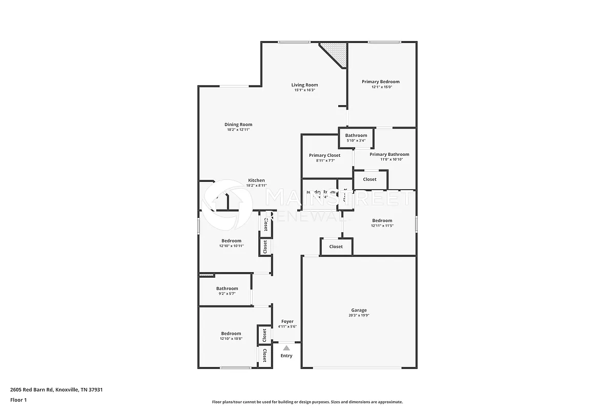 Floor Plan - 2605 Red Barn Rd