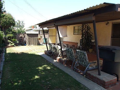Private Rear Yard with Covered Patio