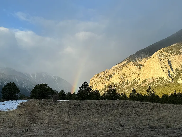 Yep, the Lazy Bear Mountain Lodge is right at the end of the rainbow.