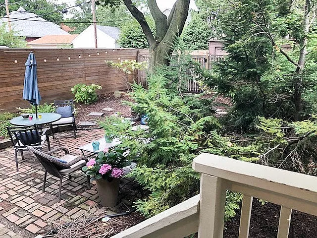 Courtyard adjacent to Entry